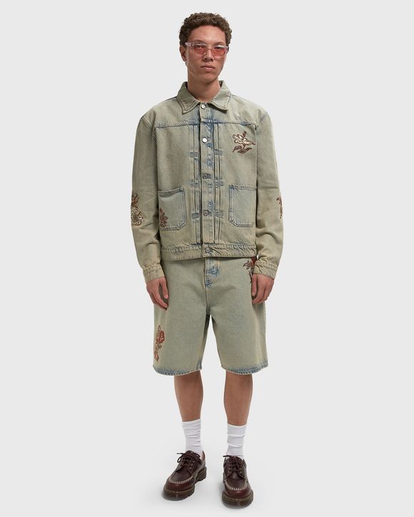 Veste Denim Dusty BrodÈe Fleurs