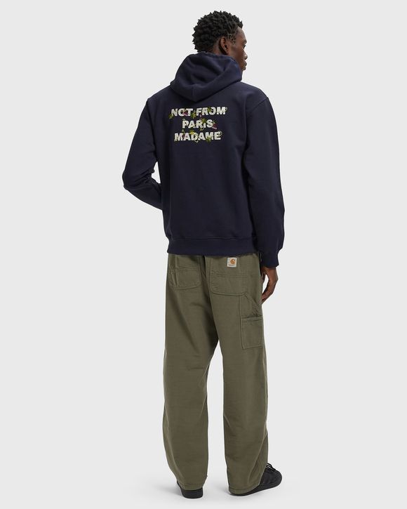 Vine Embroidered Slogan Hoodie