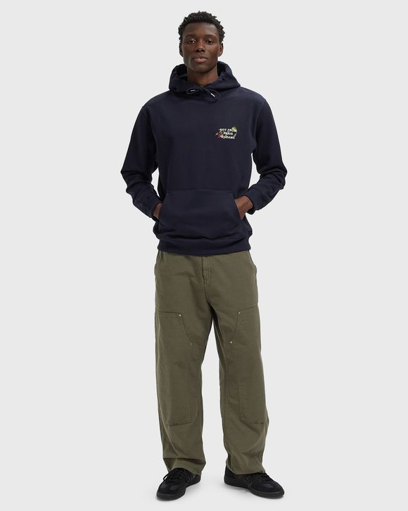 Vine Embroidered Slogan Hoodie