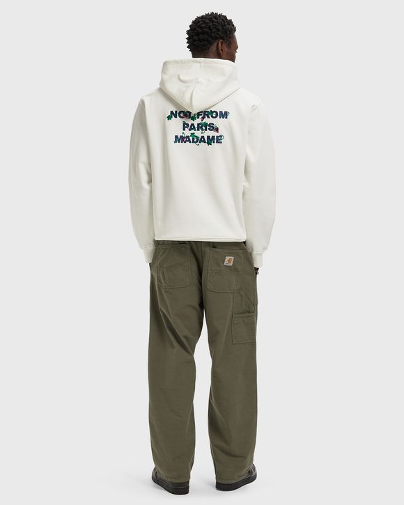 Vine Embroidered Slogan Hoodie