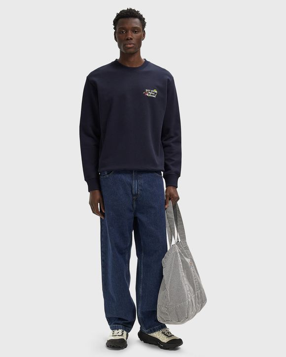 Vine Embroidered Slogan Sweatshirt