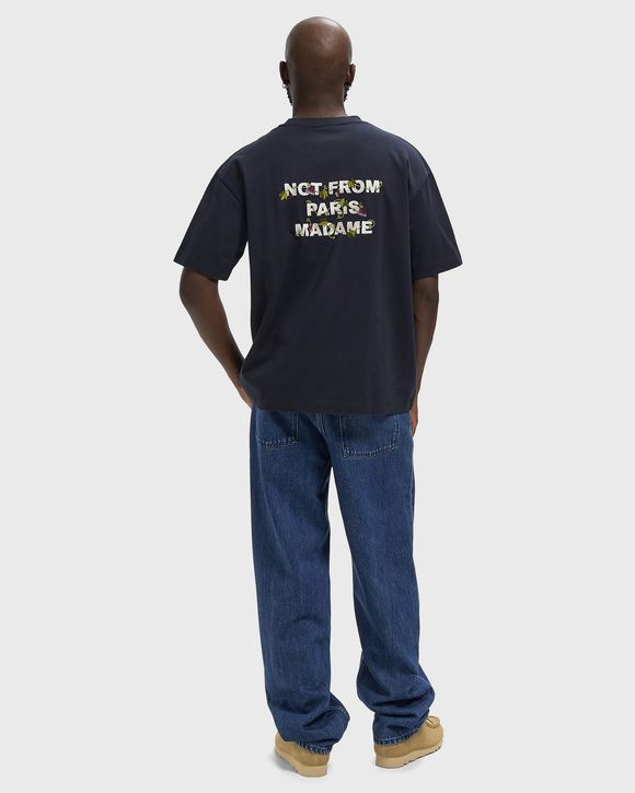Vine Embroidered Slogan Tee