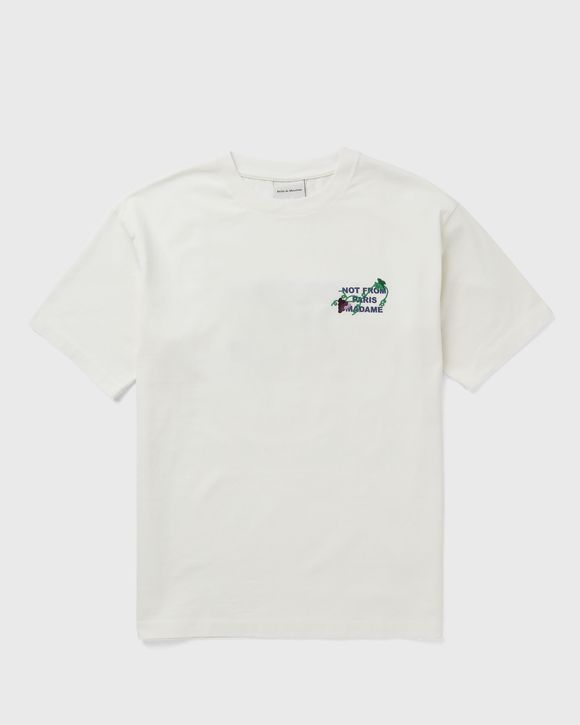 Vine Embroidered Slogan Tee