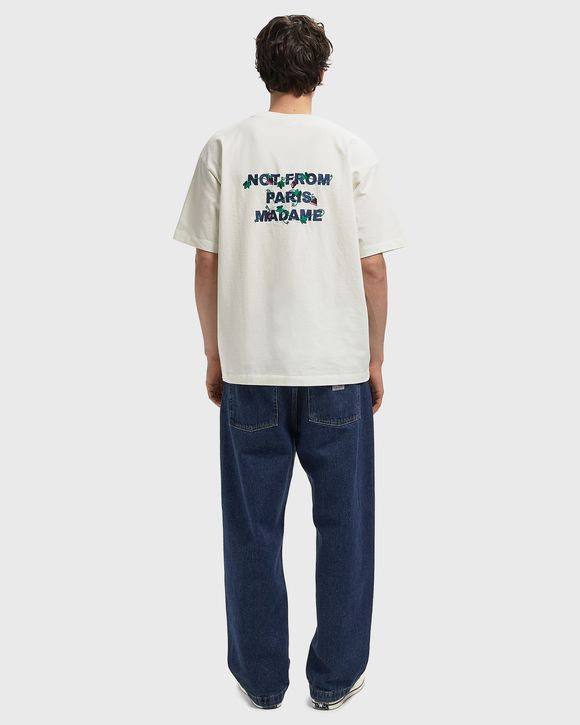 Vine Embroidered Slogan Tee