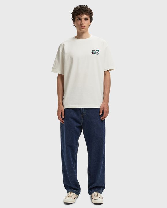 Vine Embroidered Slogan Tee