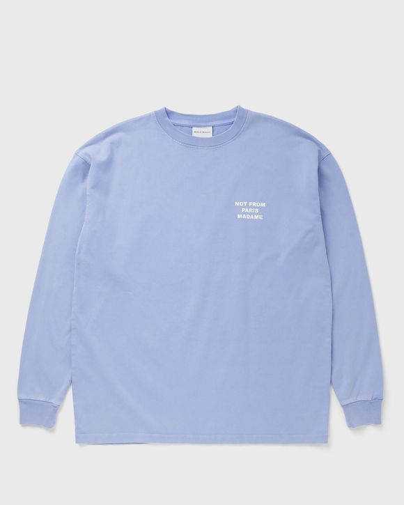 Washed Long Sleeve Slogan Tee