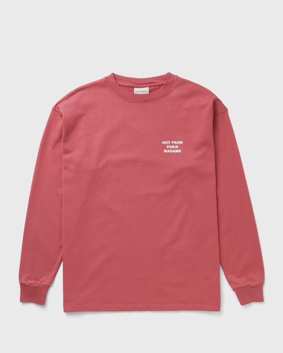 Washed Long Sleeve Slogan Tee