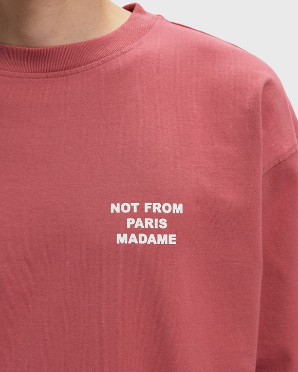 Washed Long Sleeve Slogan Tee
