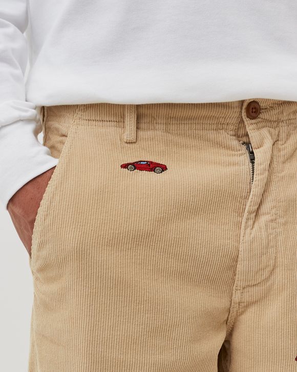 EMBROIDERY CORD PANTS