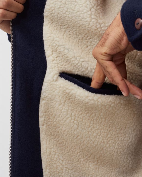 WOOL SHEARLING JACKET