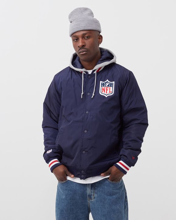 NFL Shield Football SATEEN Hooded College Jacket