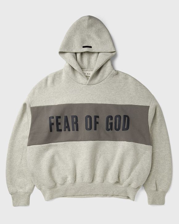 CROPPED RELAXED PANELLED HOODIE