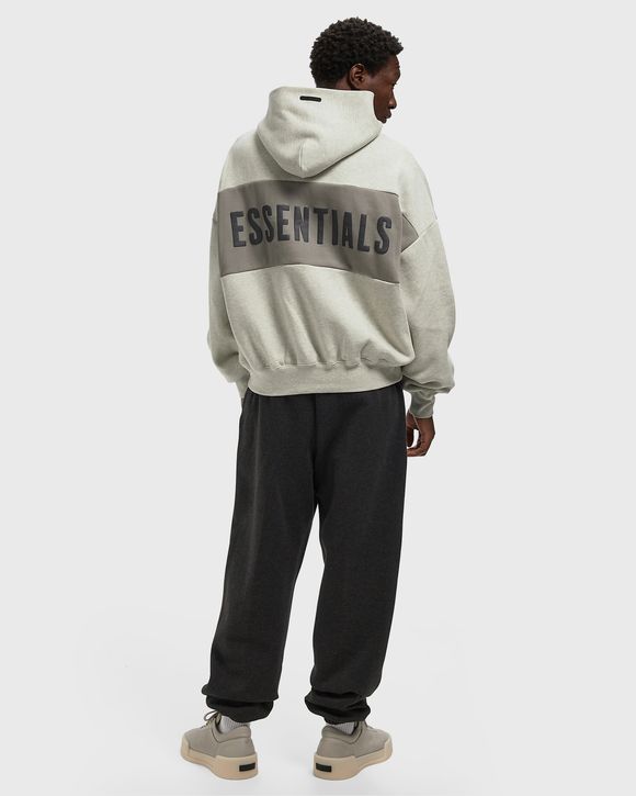 CROPPED RELAXED PANELLED HOODIE