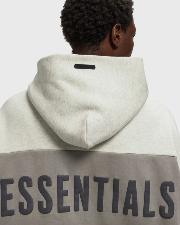 CROPPED RELAXED PANELLED HOODIE