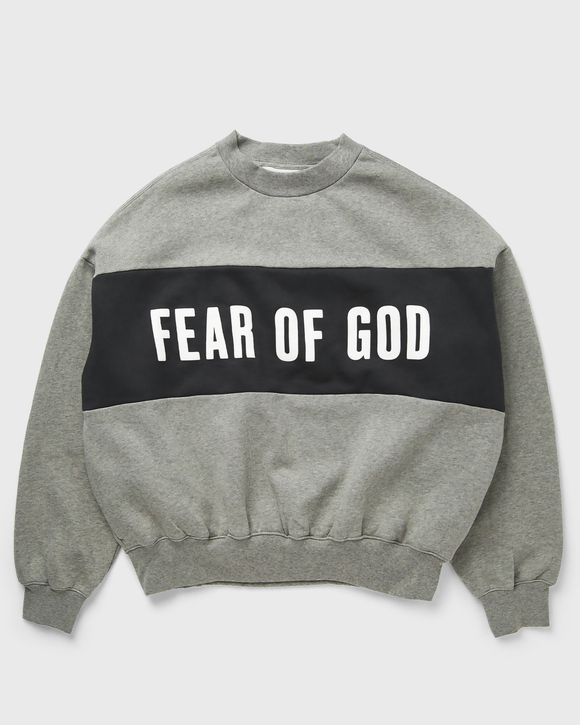 CROPPED RELAXED PANELLED SWEATSHIRT