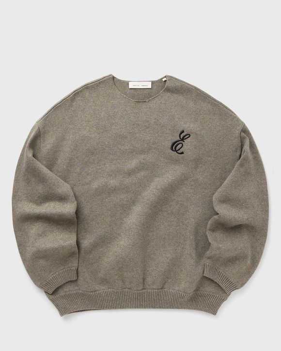 WAFFLE CREWNECK SWEATER