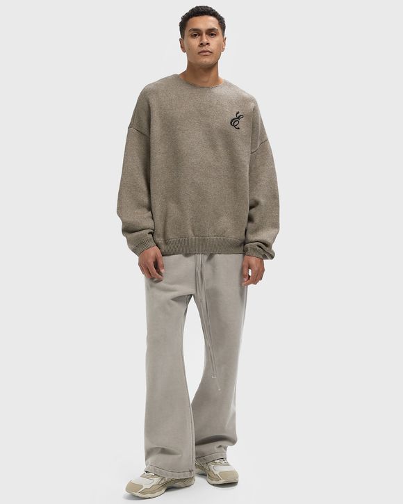 WAFFLE CREWNECK SWEATER