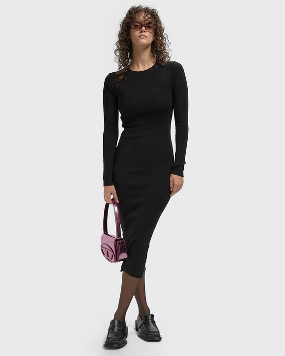 WMNS RIB LONG SLEEVE DRESS