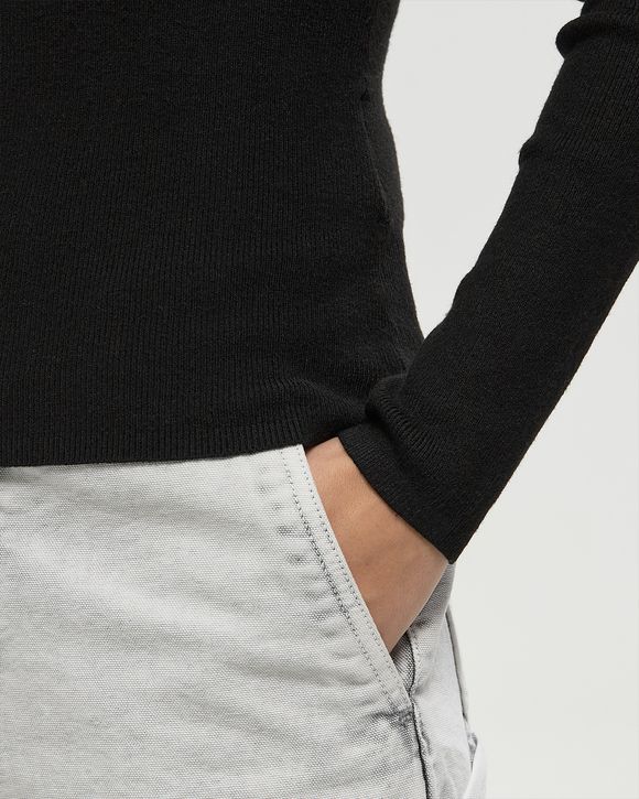 WMNS RIB LONG SLEEVE TOP
