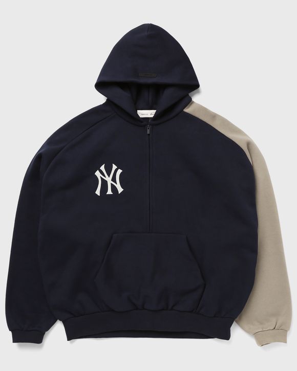 YANKEES RAGLAN HALF ZIP SPORT HOODIE