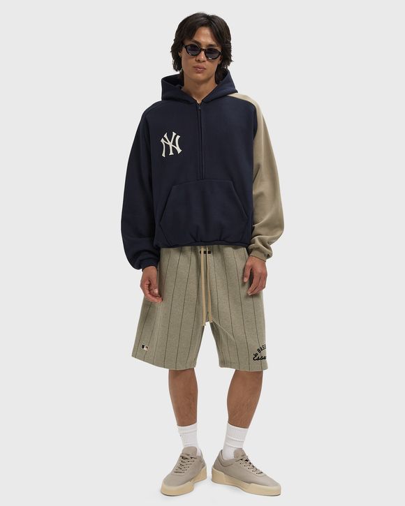 YANKEES RAGLAN HALF ZIP SPORT HOODIE
