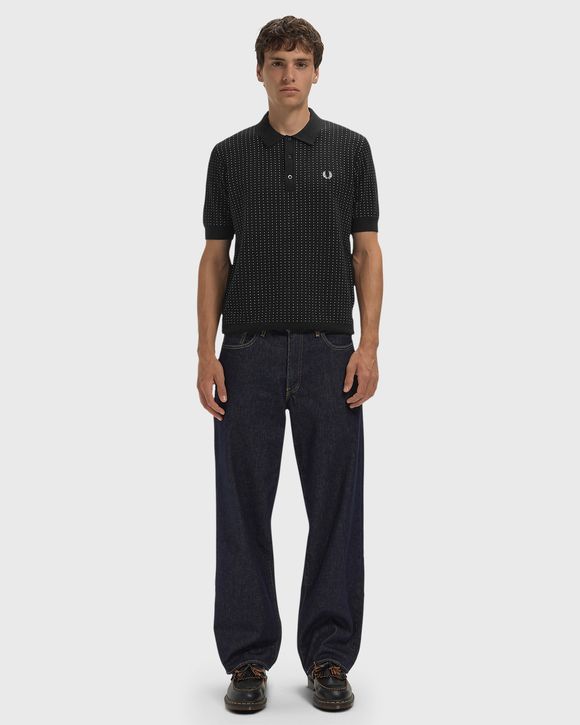 BOUCLE DOT KNITTED SHIRT