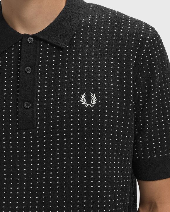 BOUCLE DOT KNITTED SHIRT