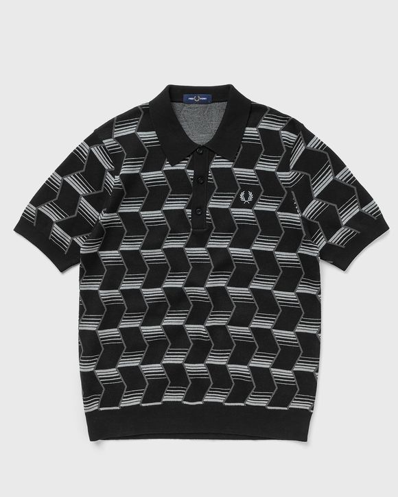 Chevron Stripe Knitted Shirt