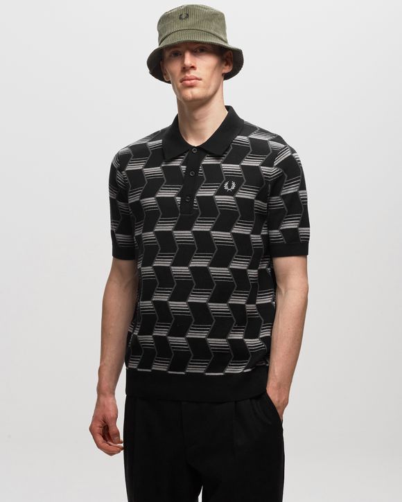 Chevron Stripe Knitted Shirt