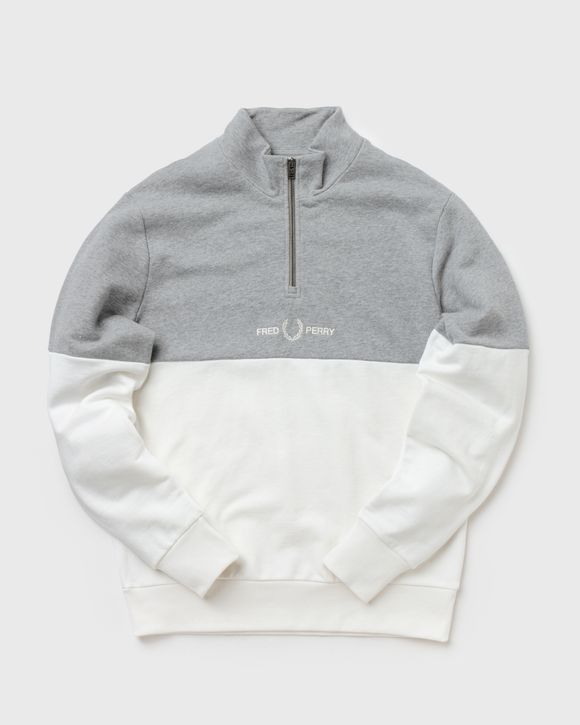 COLOURBLOCK HALF ZIP SWEATSHIRT