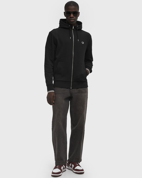 HOODED ZIP THROUGH SWEATSHIRT