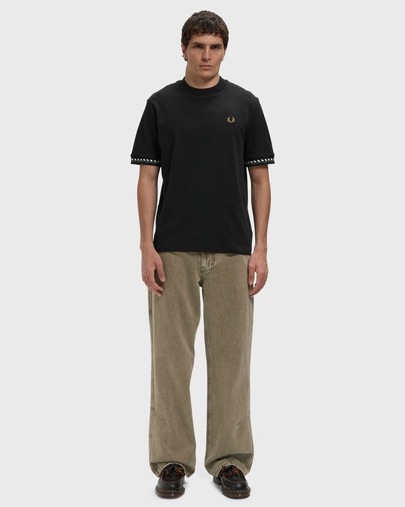 JACQUARD CUFF T-SHIRT