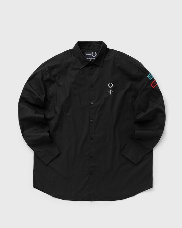 Raf Simons x Fred Perry Patched Oversized Shirt