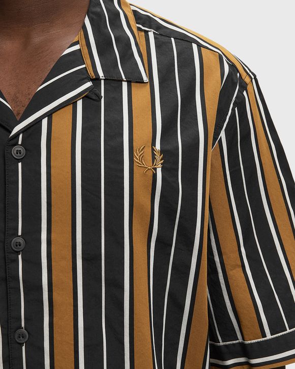 STRIPED REVERE COLLAR SHIRT