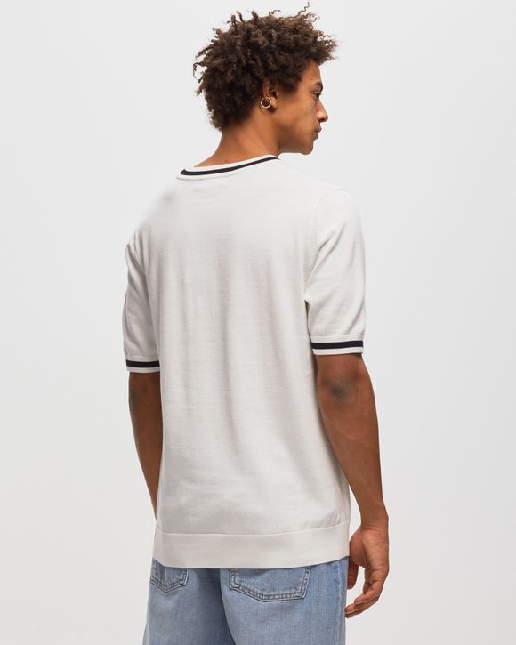 Textured Front Knitted T-Shirt