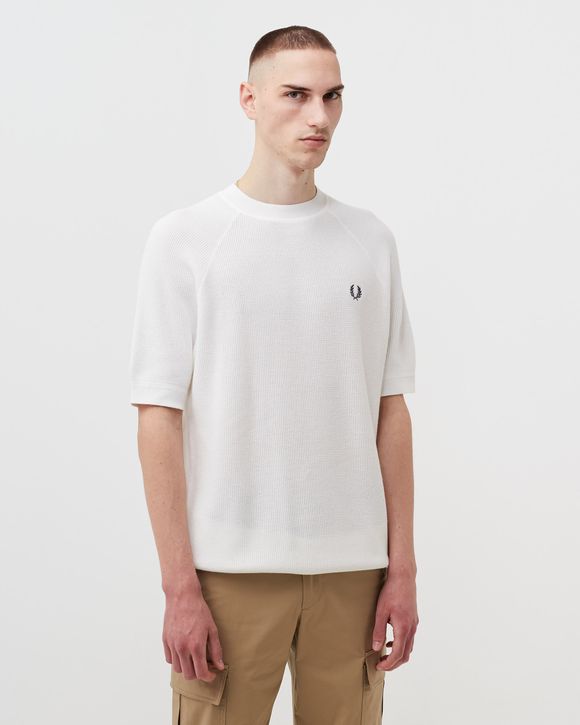 TEXTURED KNITTED T-SHIRT