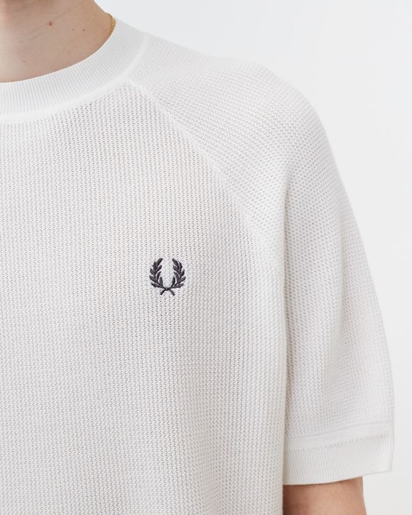 TEXTURED KNITTED T-SHIRT