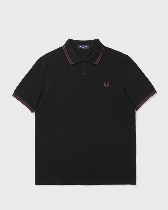 Fred Perry TWIN TIPPED FRED PERRY SHIRT Black | BSTN Store