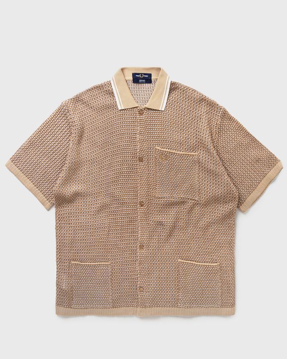 TWO COLOUR KNIT SHIRT