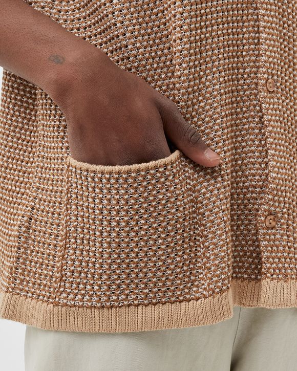 TWO COLOUR KNIT SHIRT