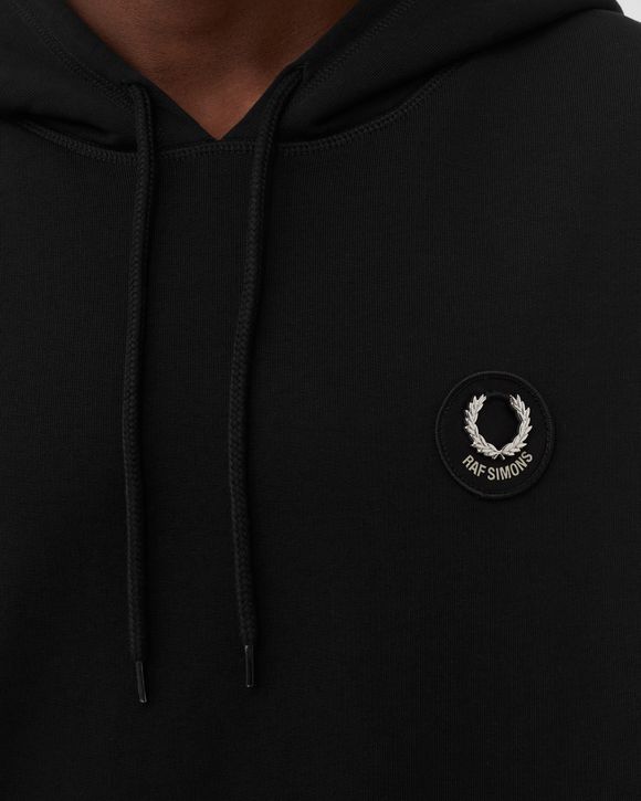 X RAF SIMONS PATCHED OVERHEAD HOODY