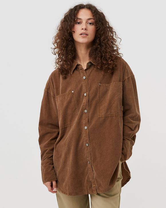 BABY CORD BUTTONDOWN WVN TOP