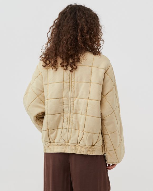 DOLMAN QUILTED KNIT JACKE