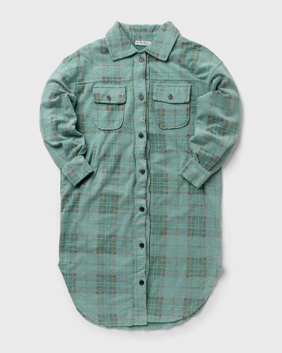 PLAID LONG RUBY HVY WGHT