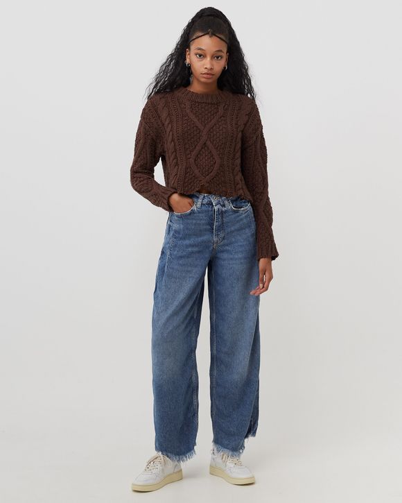 WMNS CUTTING EDGE CABLE SWEATER