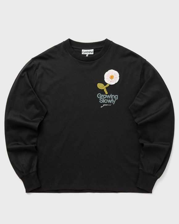 Basic Cotton Jersey Long sleeve crochet patch