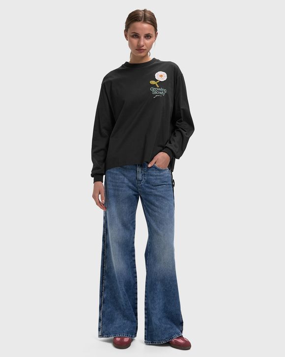 Basic Cotton Jersey Long sleeve crochet patch