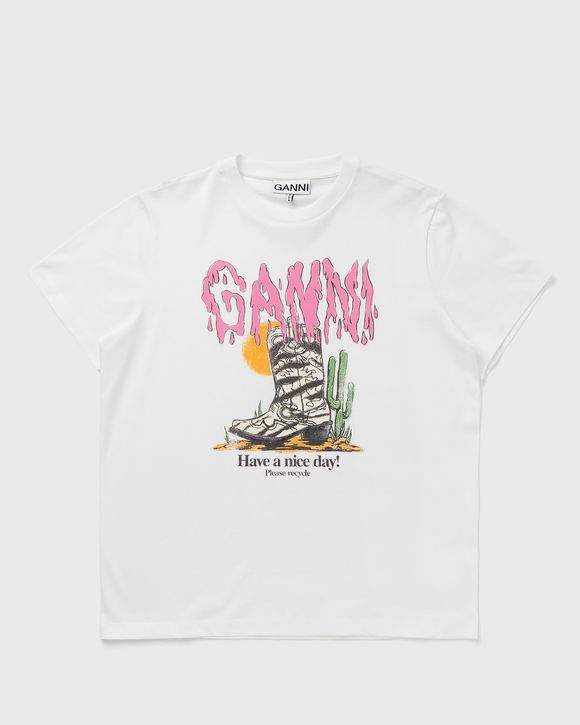 Basic cotton Western zebra boot tee