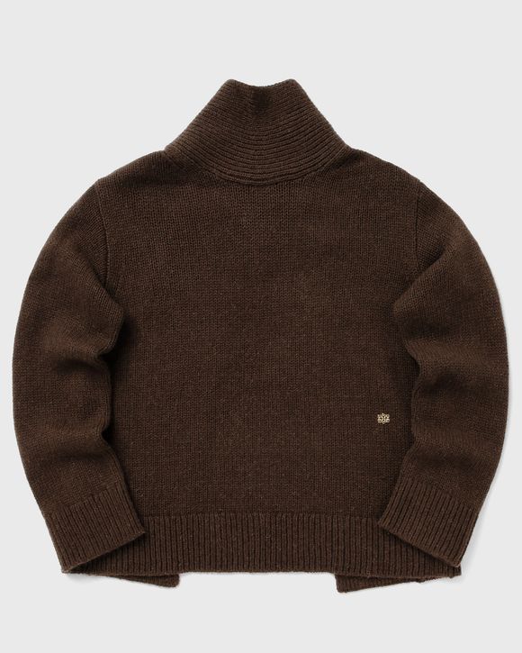 Chunky Yak Mix Open Back Pullover