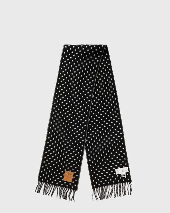 Double Face Wool Knit Scarf